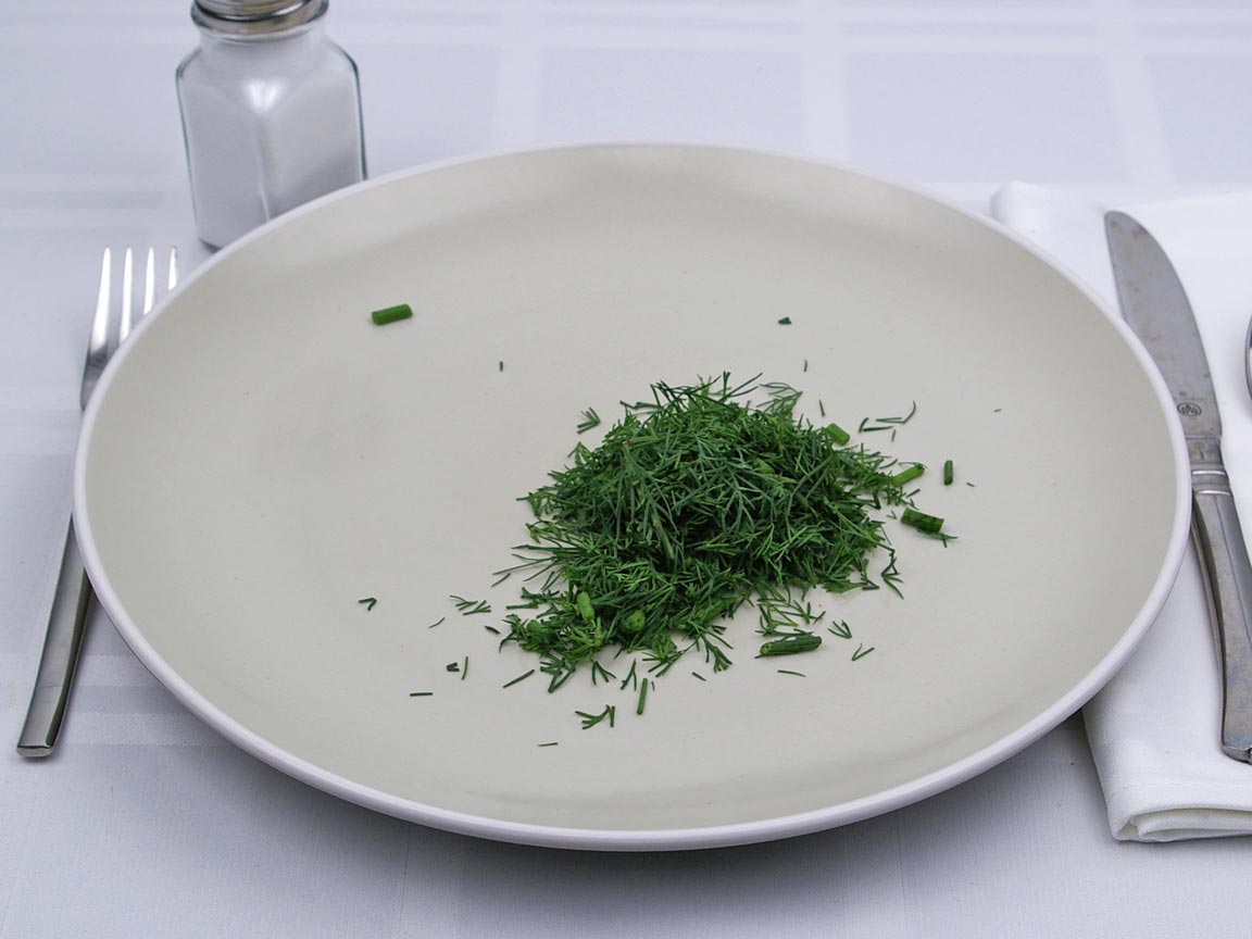 Calories in 11 tsp of Dill