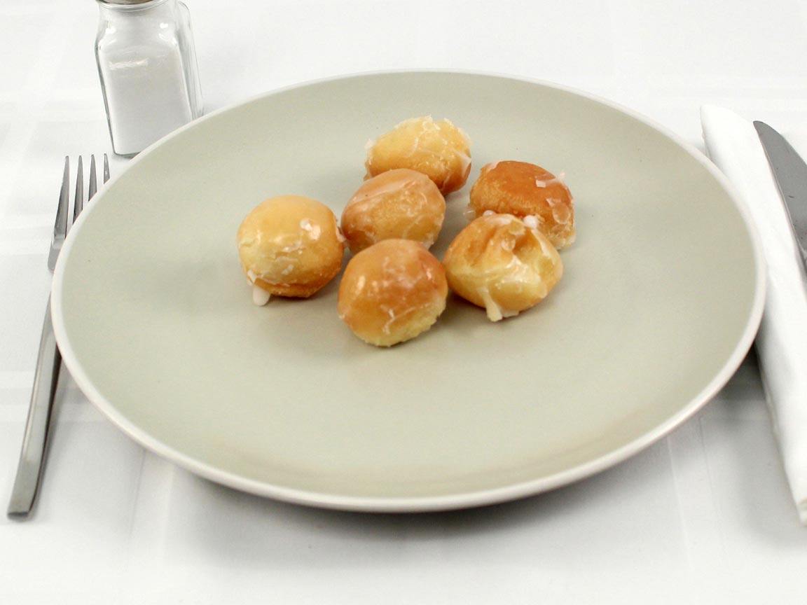 Calories in 6 piece(s) of Glazed Donut Holes