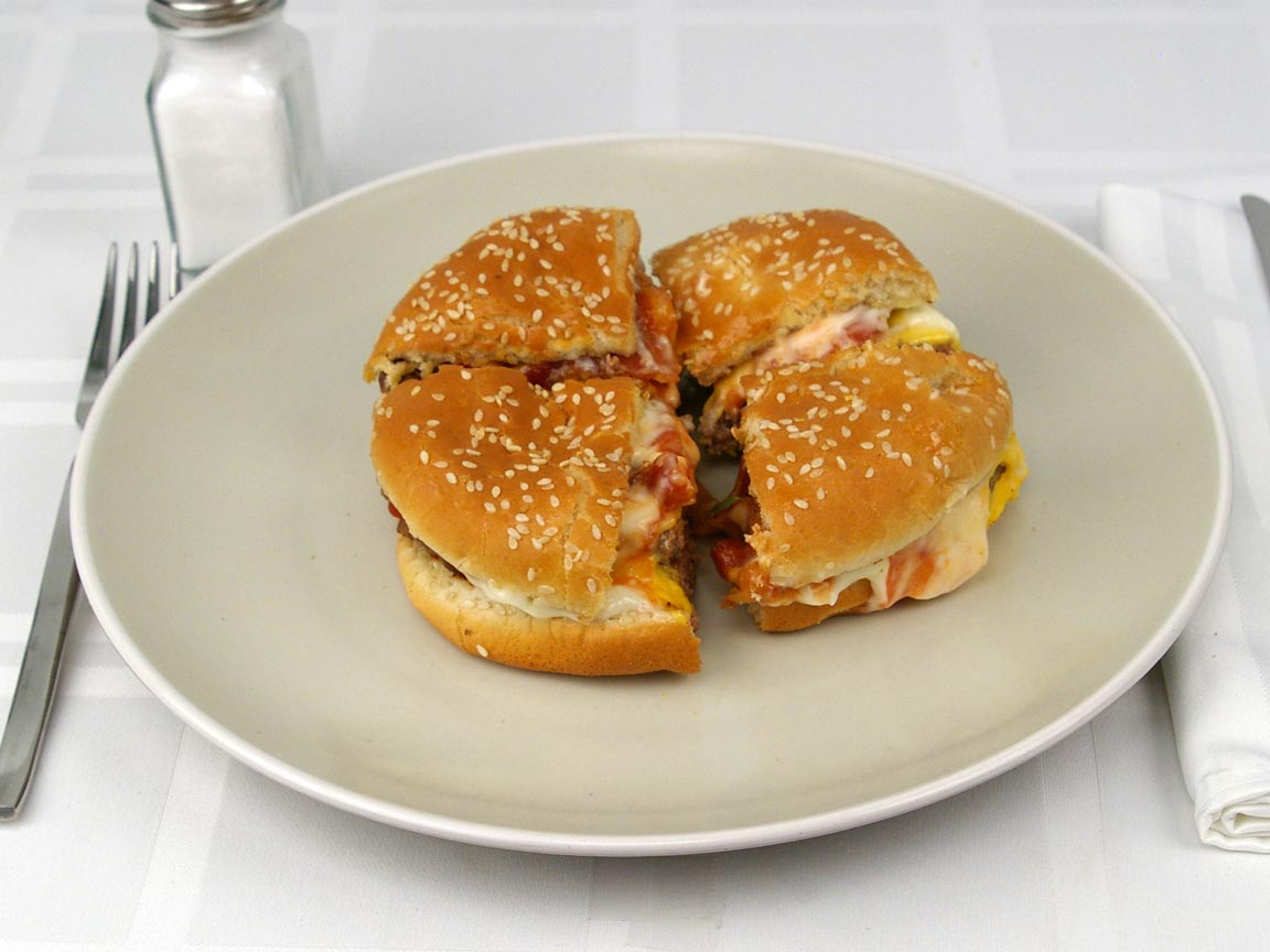 Calories in 1 burger(s) of Burger King Bacon King