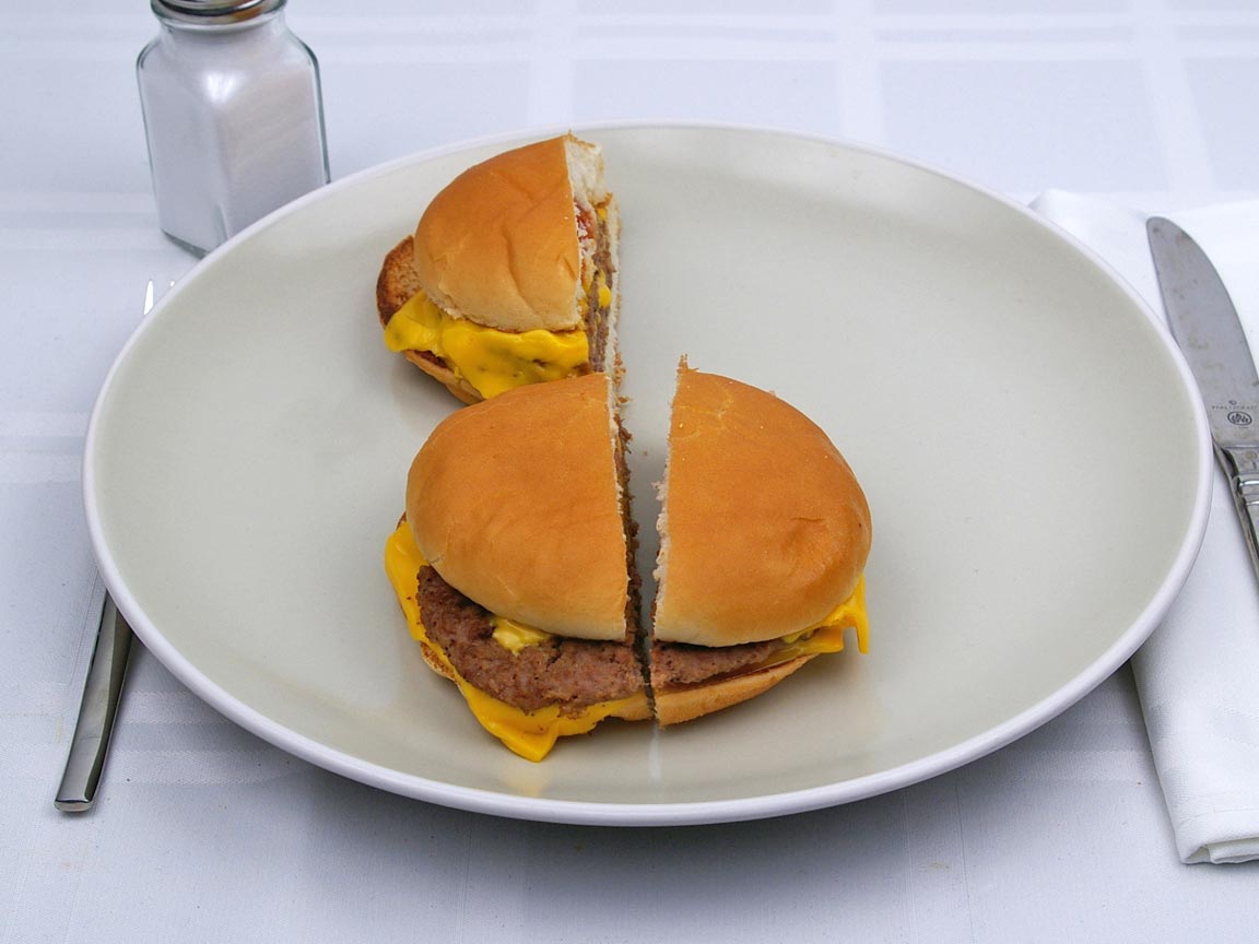 Calories in 1.5 burger(s) of McDonald's - Double Cheeseburger