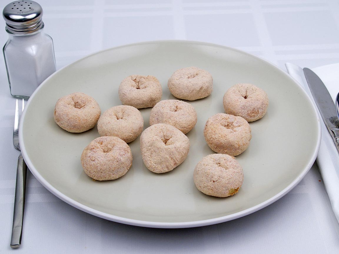 Calories in 10 gem(s) of Mini Donut - Cinnamon Sugar