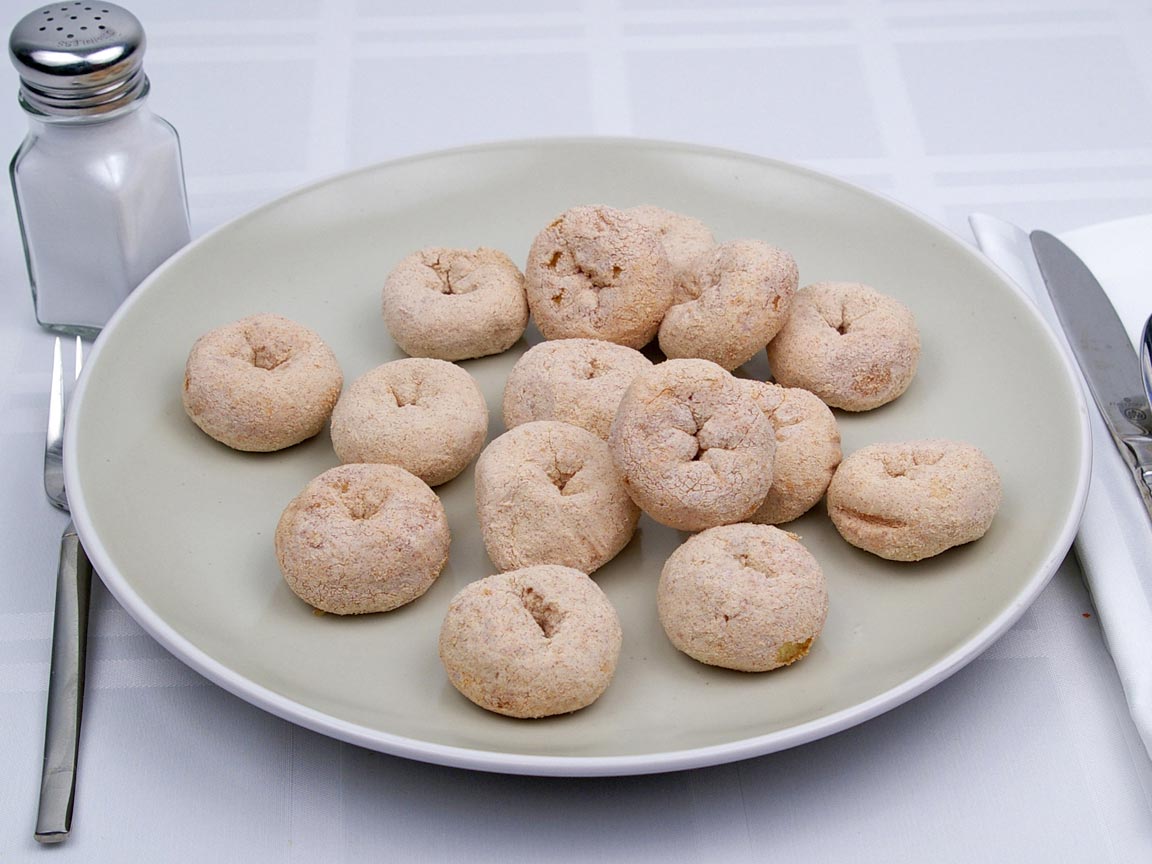 Calories in 15 gem(s) of Mini Donut - Cinnamon Sugar