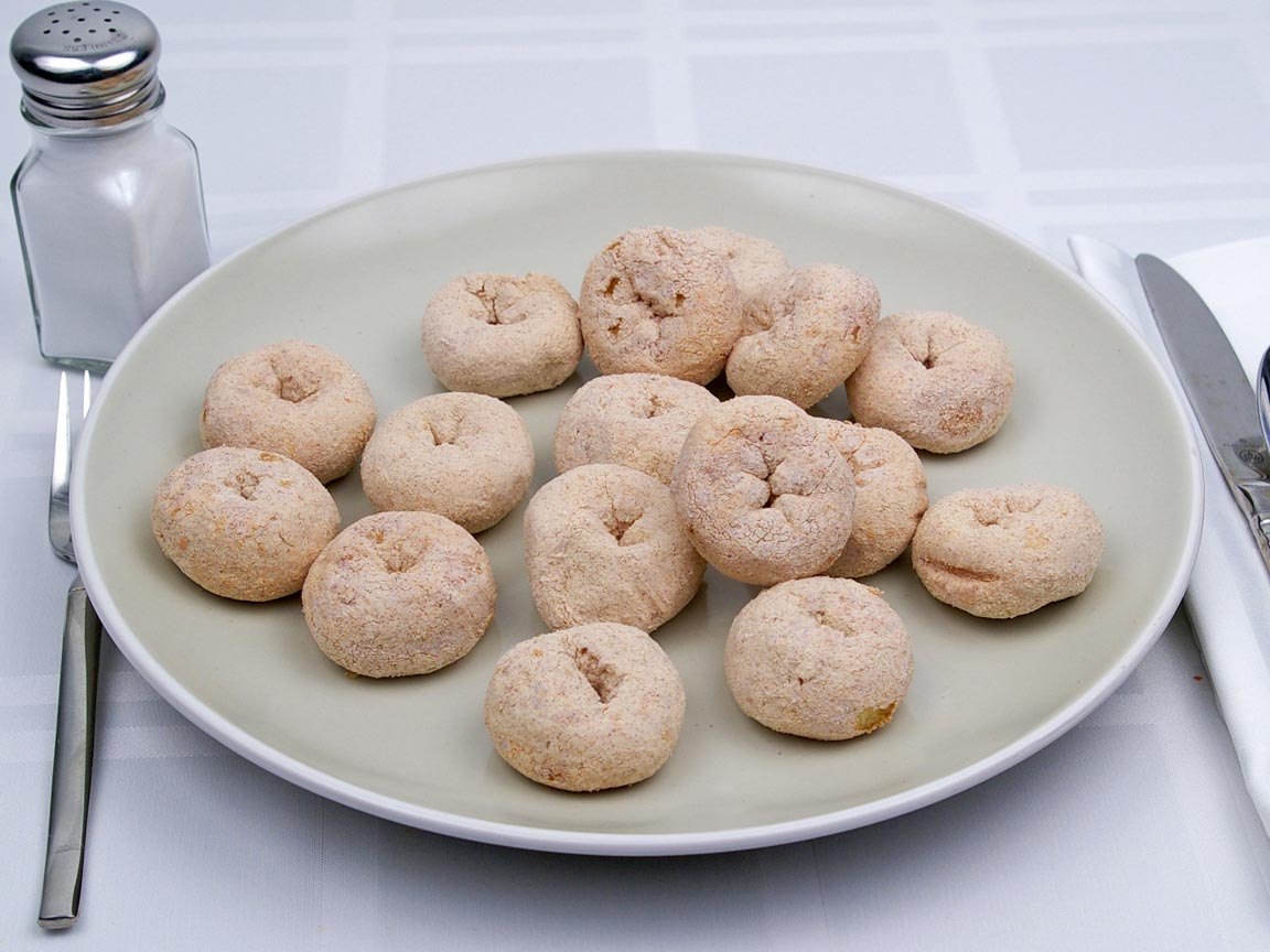 Calories in 16 gem(s) of Mini Donut - Cinnamon Sugar