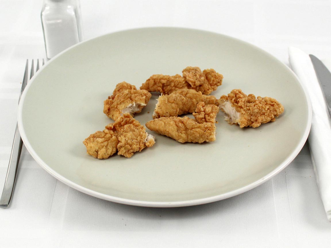 Calories in 3 strip(s) of DQ Chicken Strips