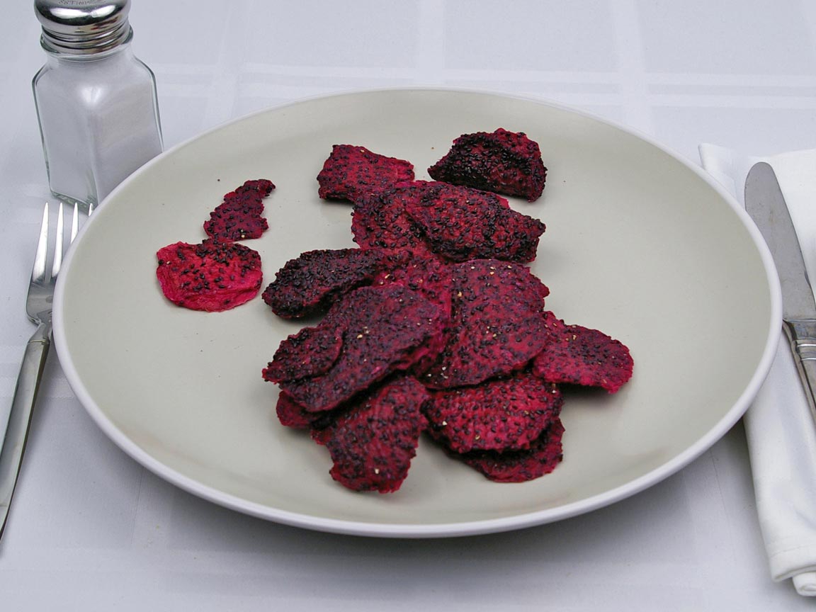 Calories in 0.75 cup(s) of Dragon Fruit - Dried