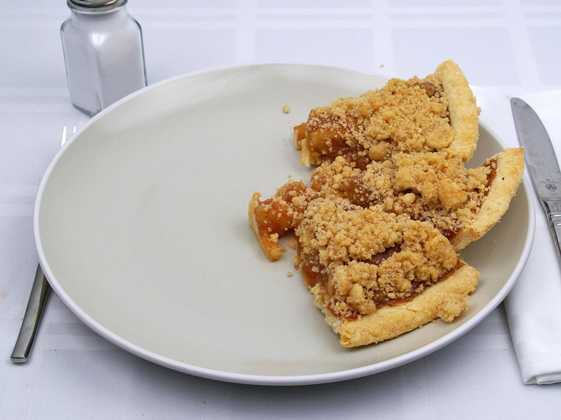 Calories in 3 piece(s) of Dutch Apple Pie