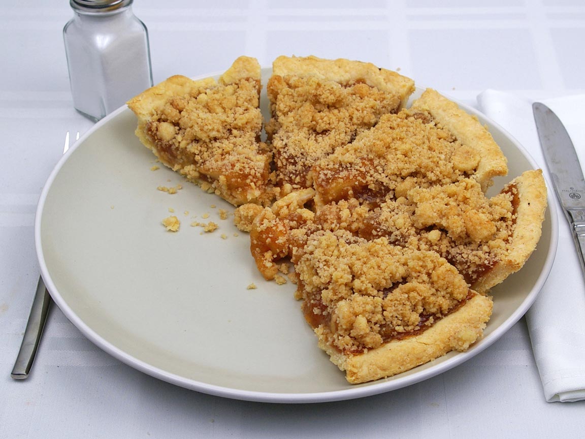 Calories in 5 piece(s) of Dutch Apple Pie
