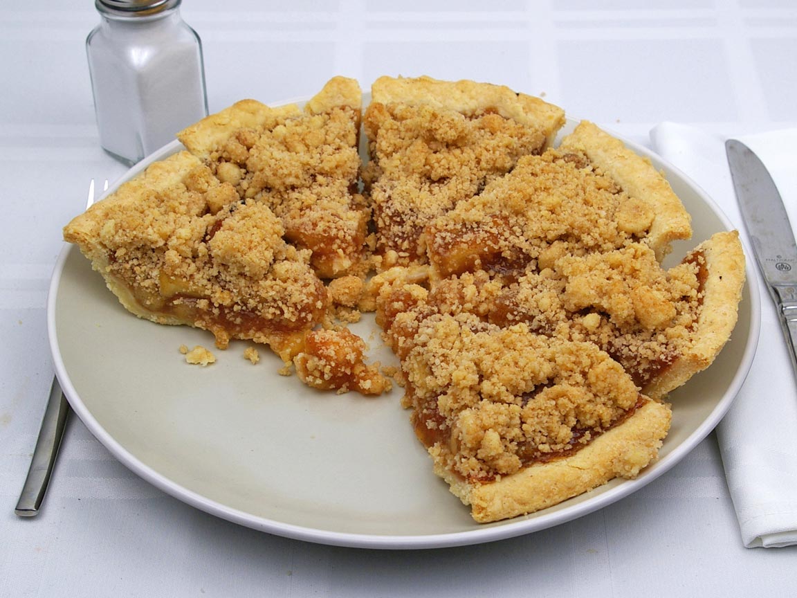 Calories in 6 piece(s) of Dutch Apple Pie