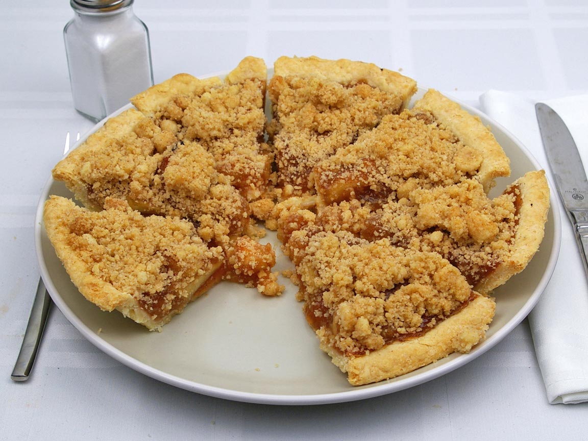 Calories in 7 piece(s) of Dutch Apple Pie