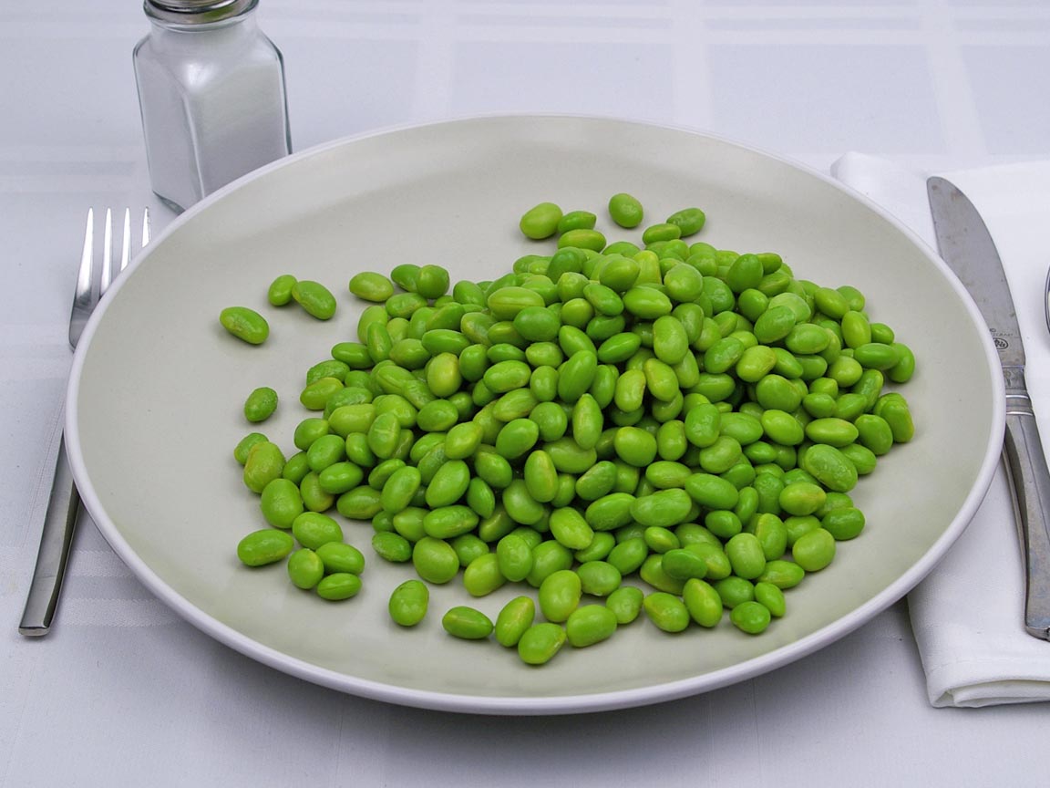 Calories in 2 cup of Edamame - Frozen