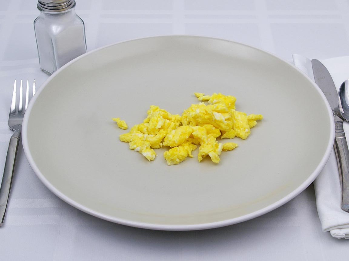 Calories in 1 large egg(s) of Scrambled Egg - Cooking Spray