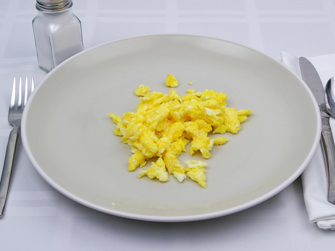Calories in 2 large egg(s) of Scrambled Egg - Cooking Spray