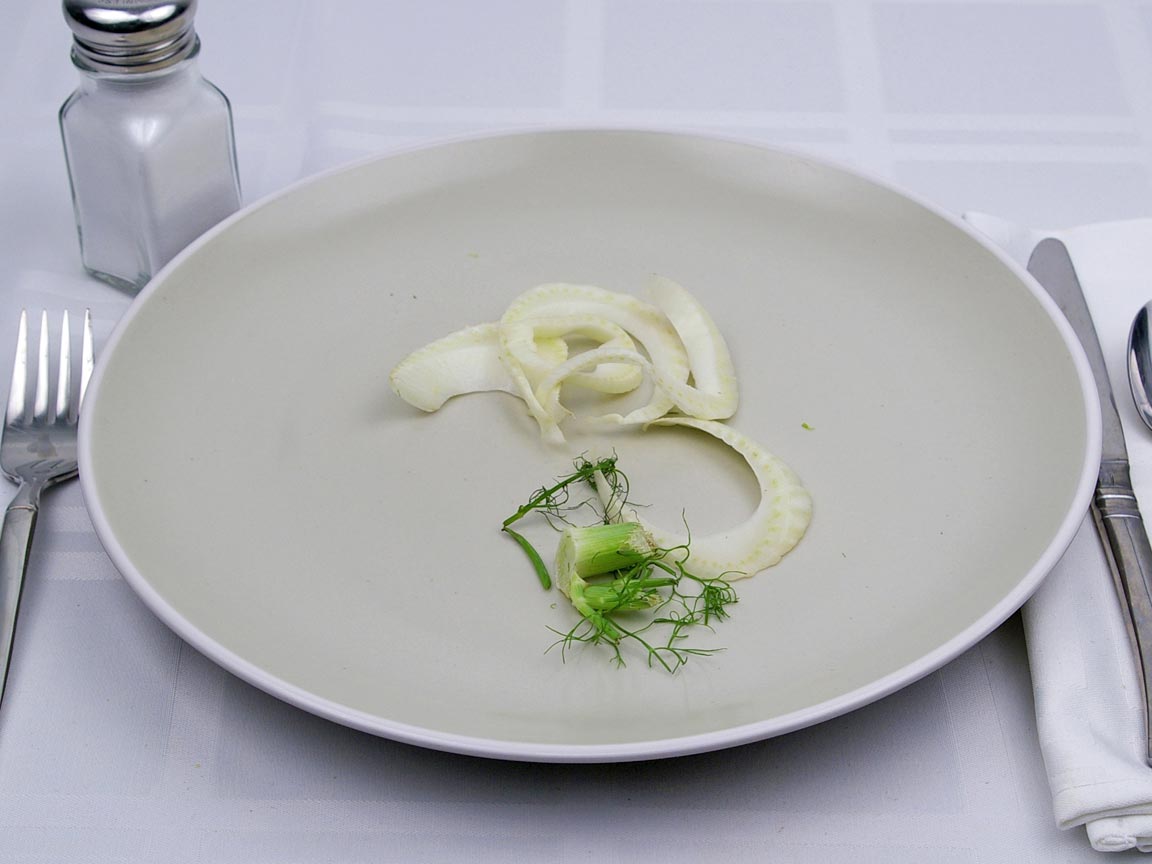 Calories in 28 grams of Fennel
