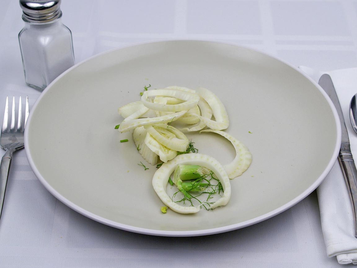 Calories in 56 grams of Fennel