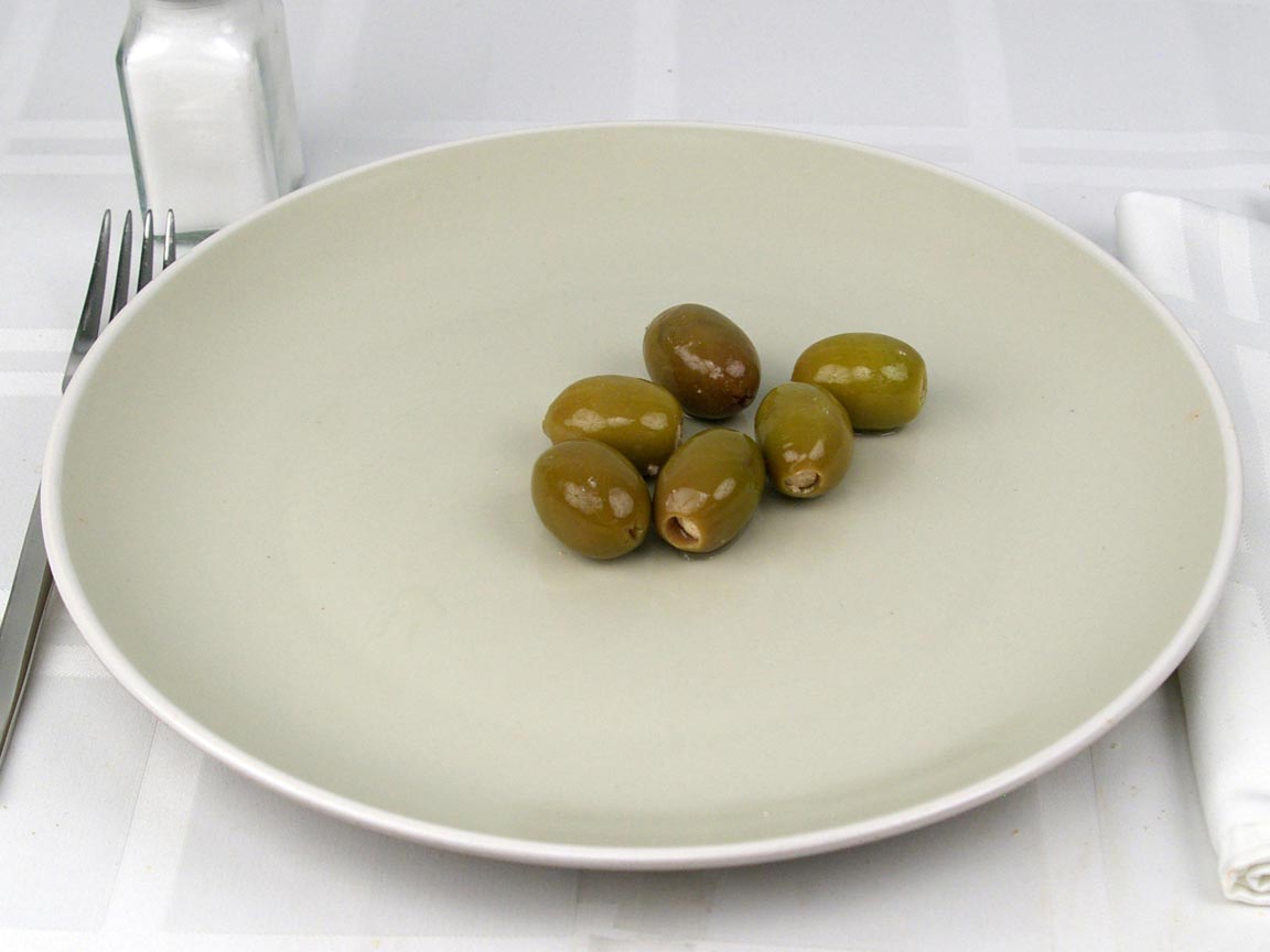 Calories in 6 olive(s) of Queen Olives - Feta stuffed in oil