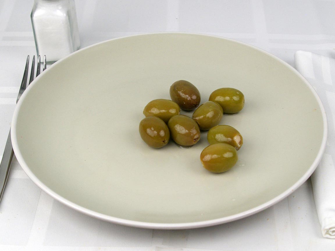 Calories in 8 olive(s) of Queen Olives - Feta stuffed in oil