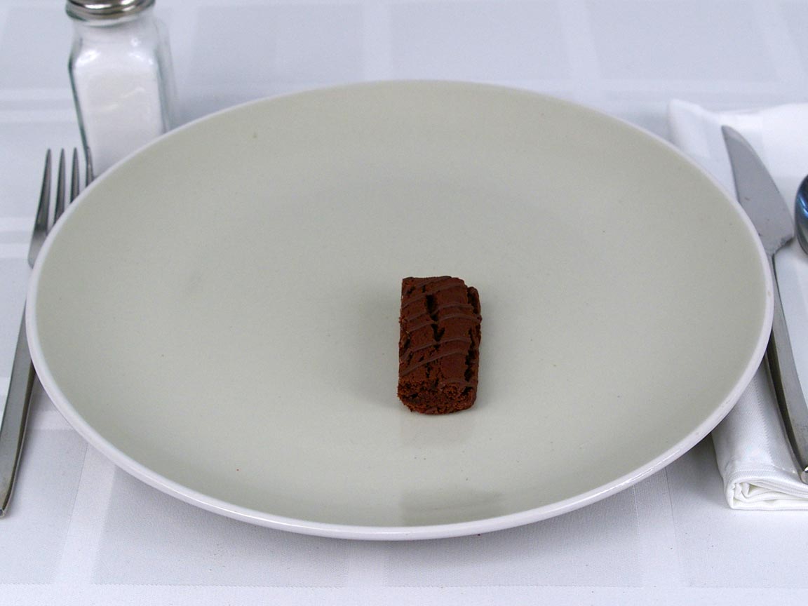 Calories in 0.5 ea(s) of Fiber One Chocolate Fudge Brownie
