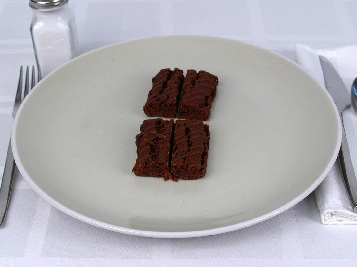 Calories in 2 ea(s) of Fiber One Chocolate Fudge Brownie