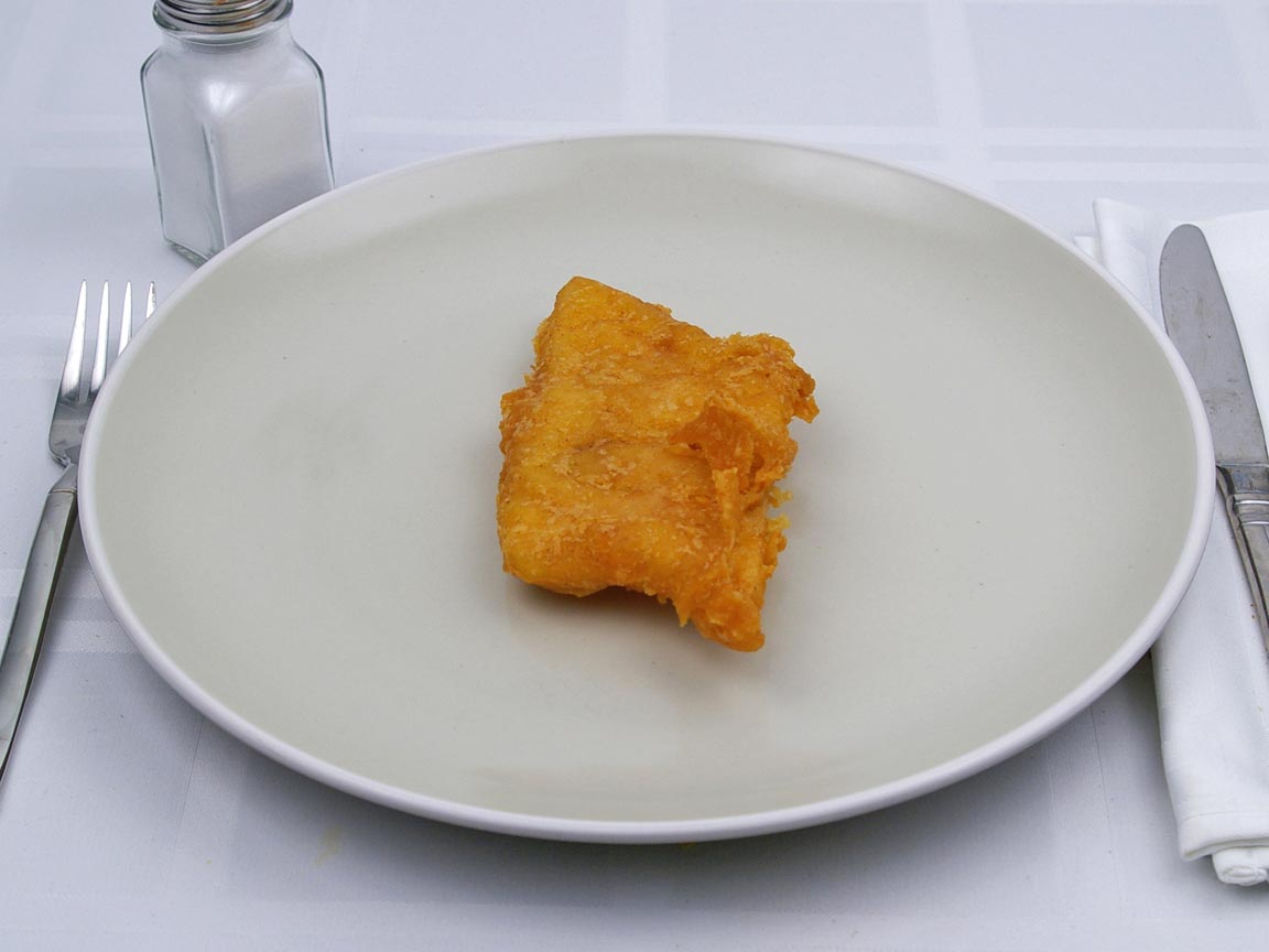 Calories in 1 fillet(s) of Fried Catfish -  Breaded 