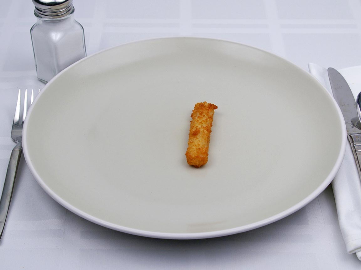 Calories in 1 stick(s) of Fish Sticks - Frozen