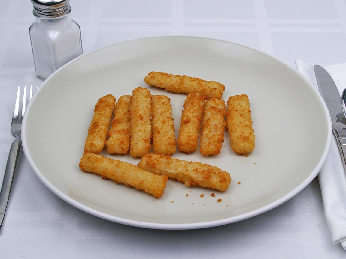 Calories in 10 stick(s) of Fish Sticks - Frozen