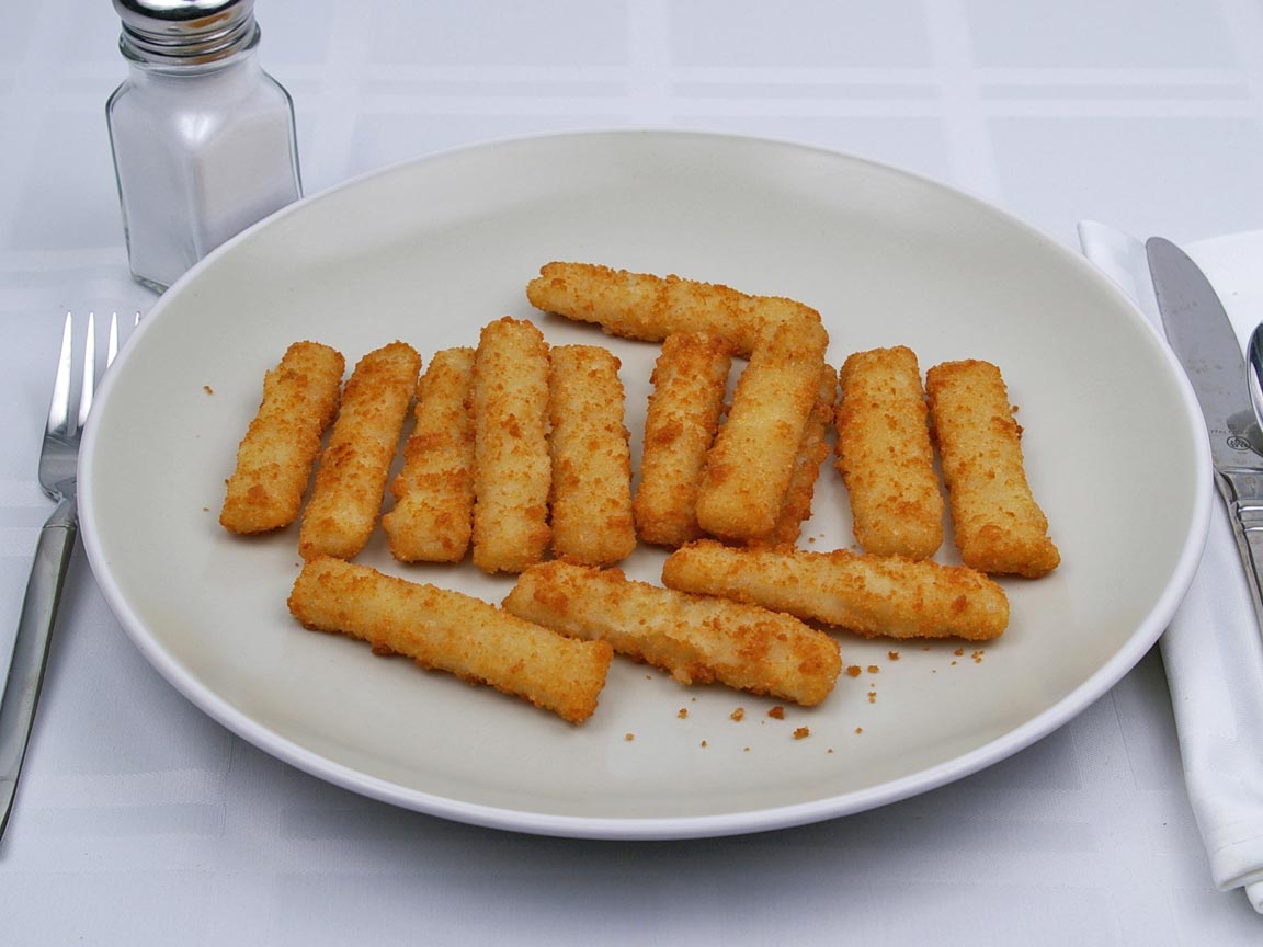 Calories in 14 stick(s) of Fish Sticks - Frozen
