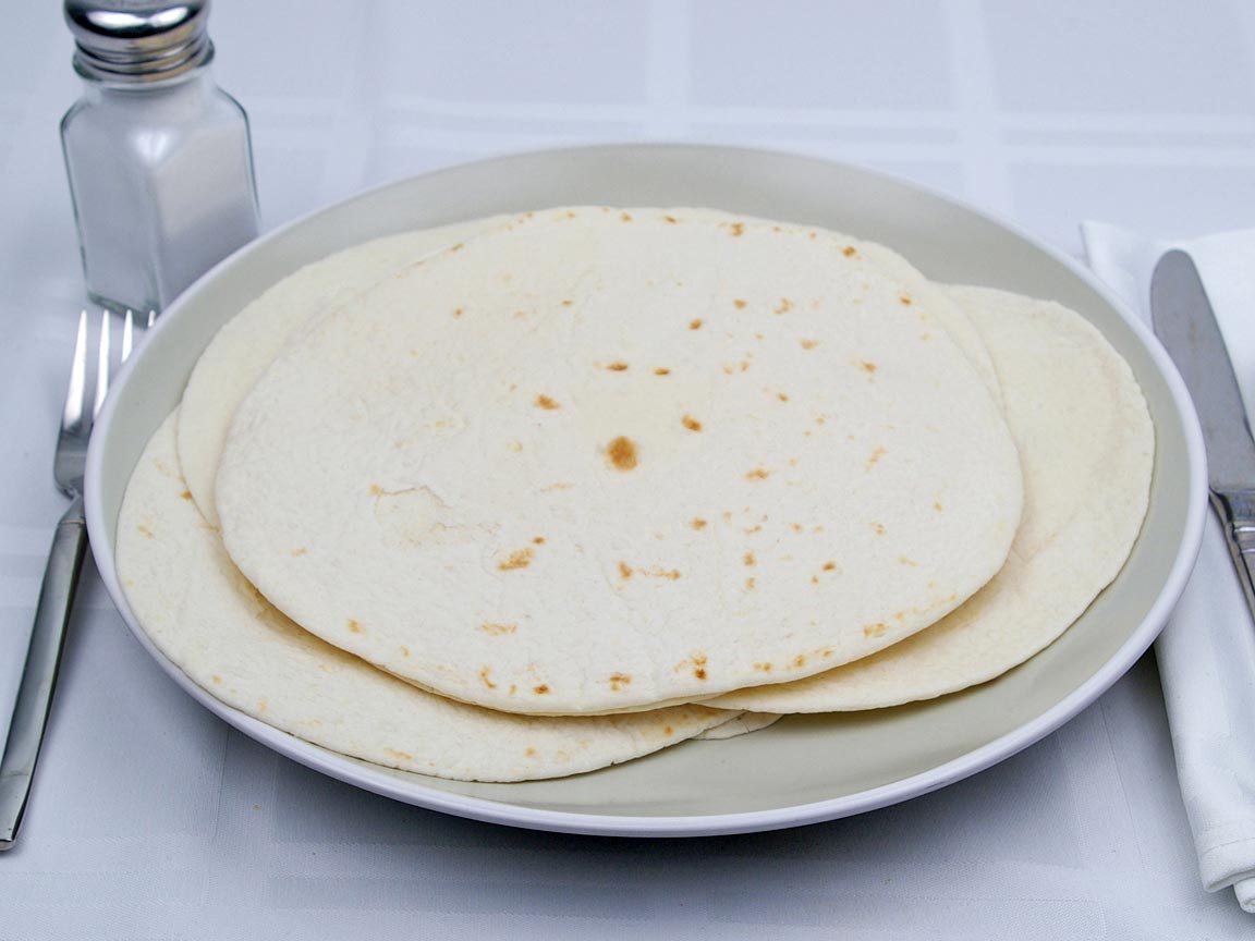 Calories in 6 tortilla(s) of Flour Tortilla