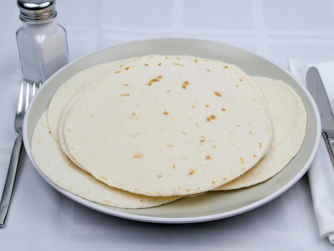 Calories in 7 tortilla(s) of Flour Tortilla