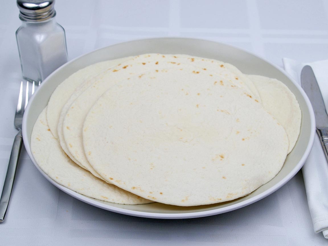 Calories in 8 tortilla(s) of Flour Tortilla