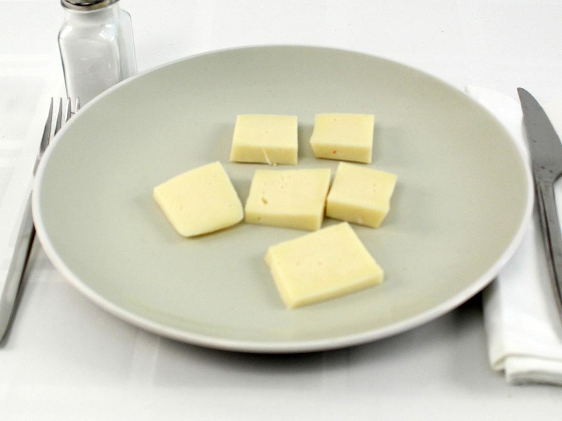 Calories in 85 grams of Fontina Cheese