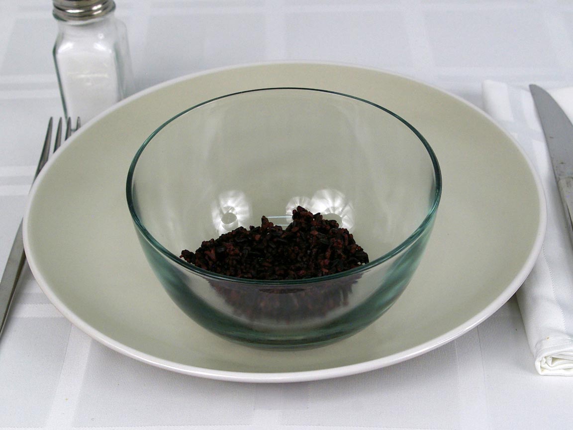 Calories in 0.25 cup(s) of Forbidden Rice