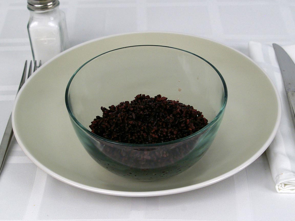 Calories in 1 cup(s) of Forbidden Rice