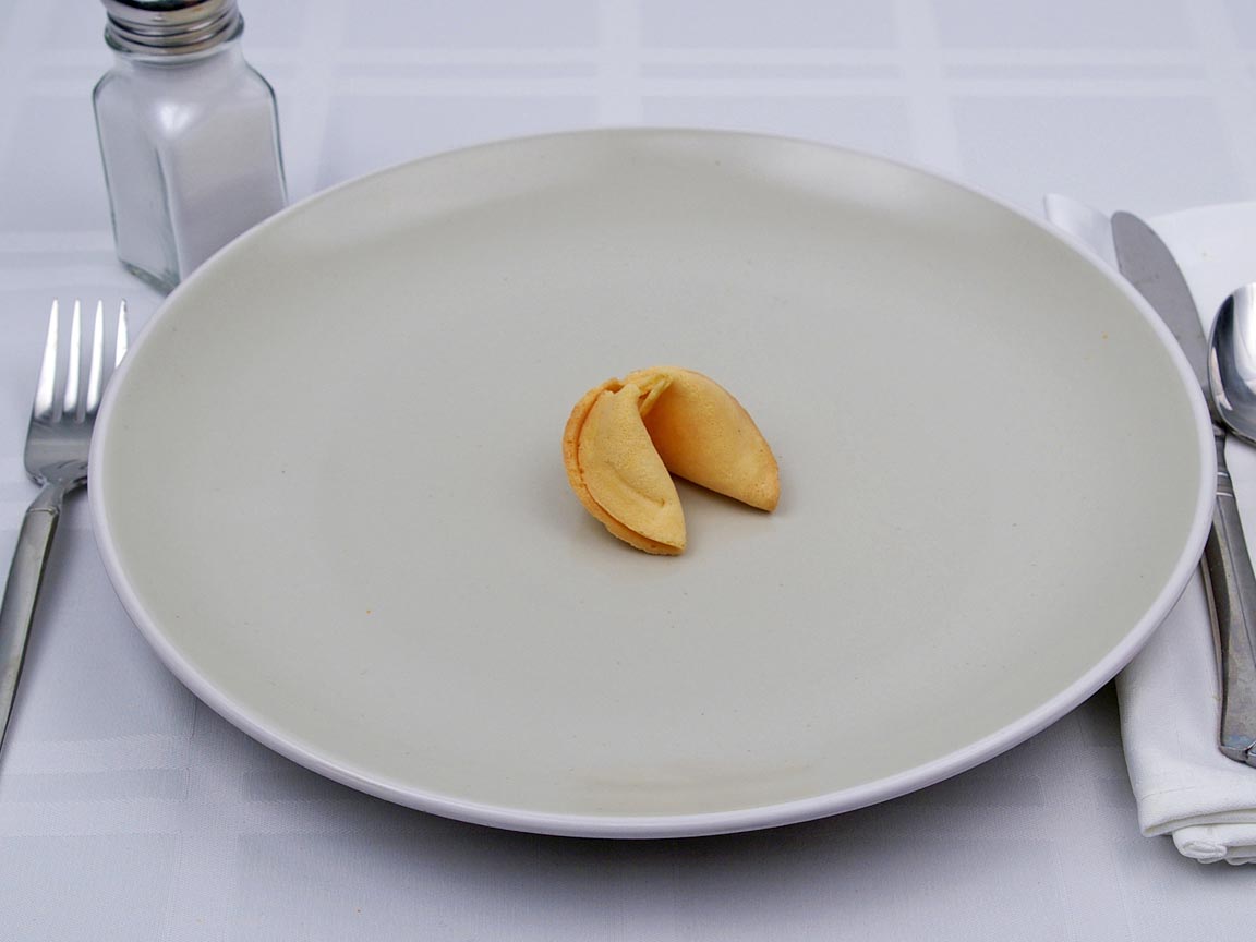 Calories in 1 cookie(s) of Fortune Cookie