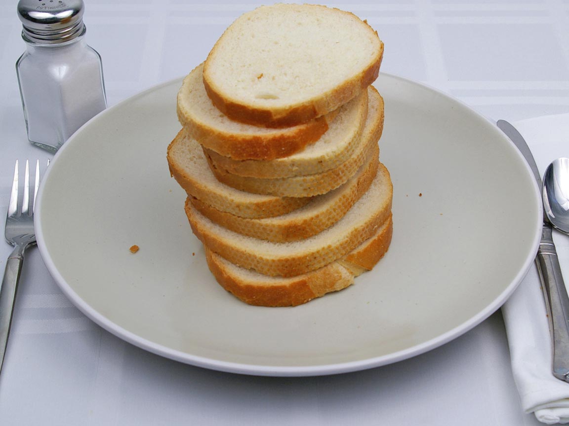 Calories in 8 slice(s) of French Bread