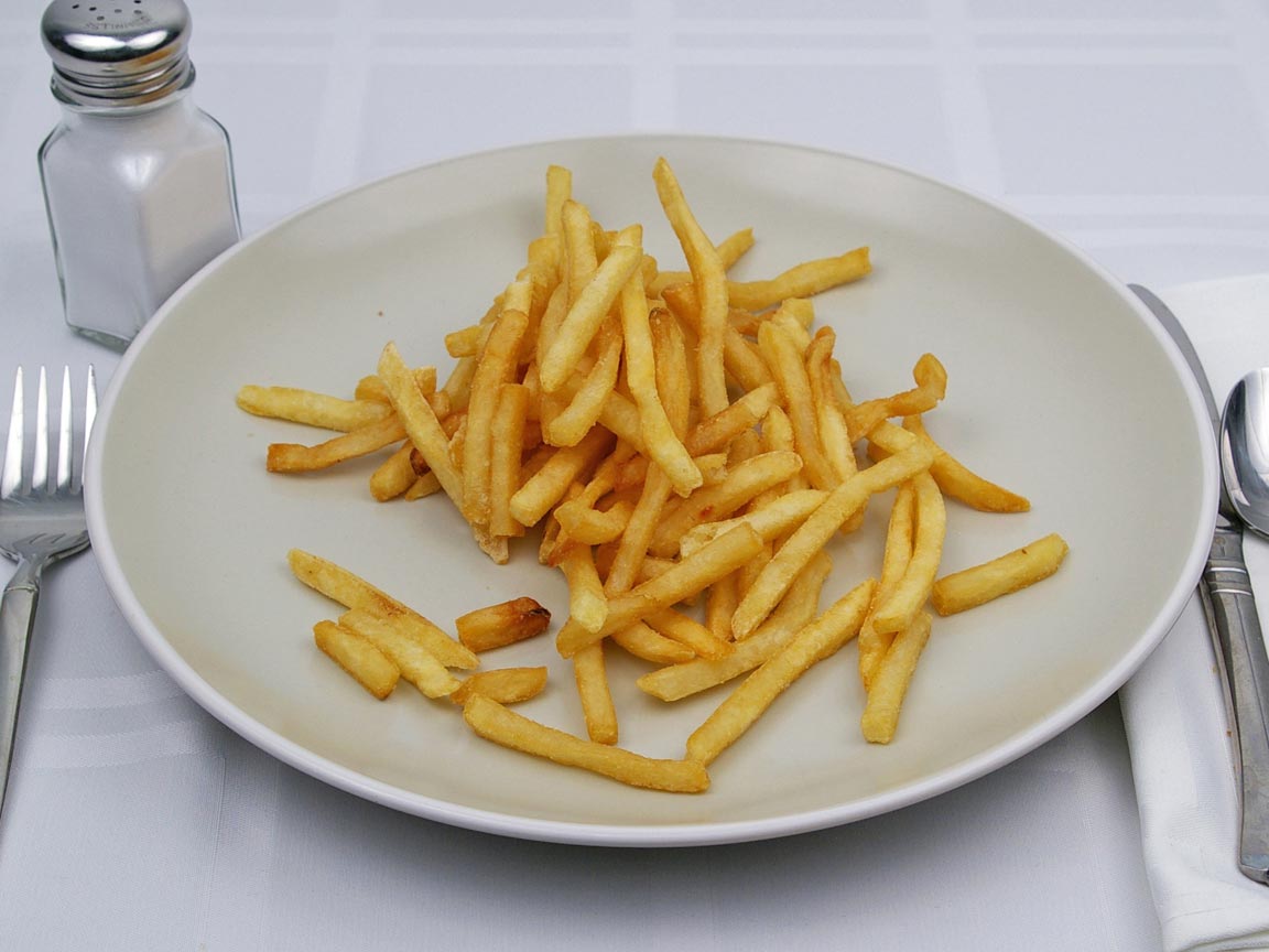 Calories in 0.58 large of McDonald's - French Fries