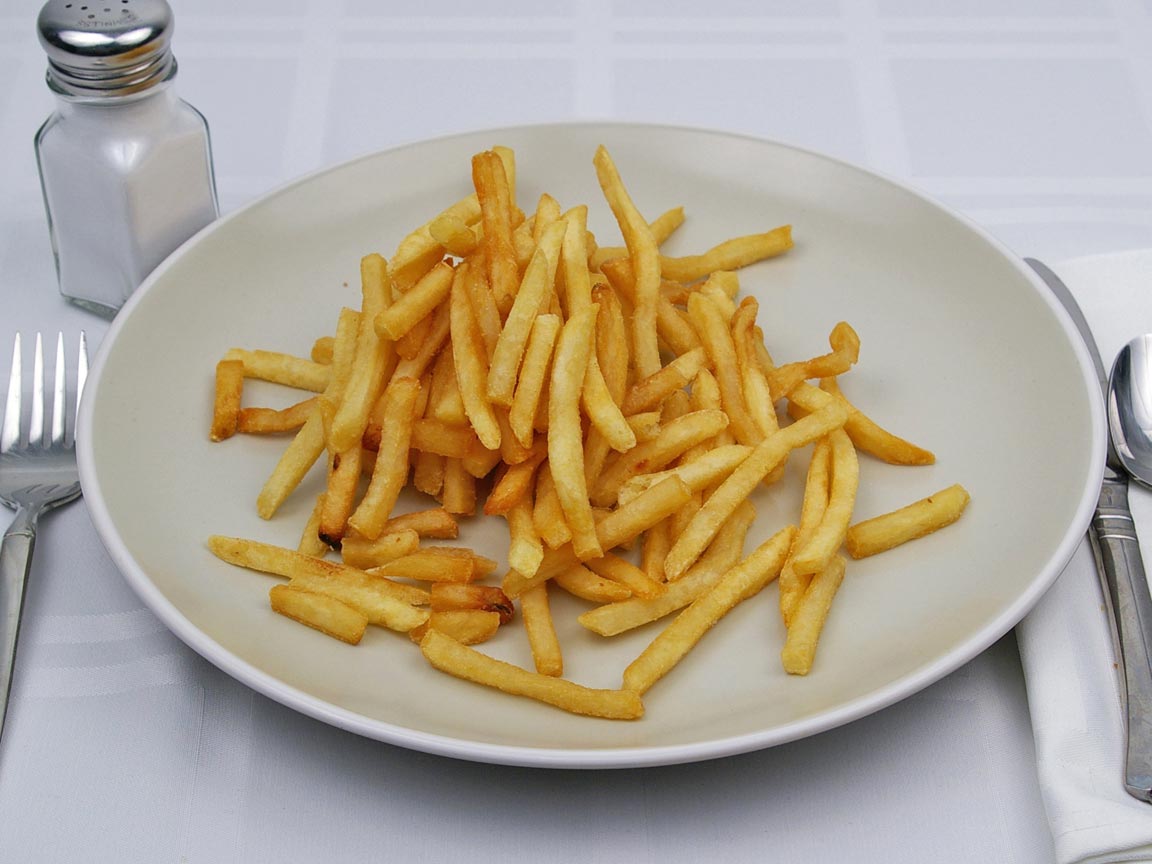 Calories in 0.75 large of McDonald's - French Fries