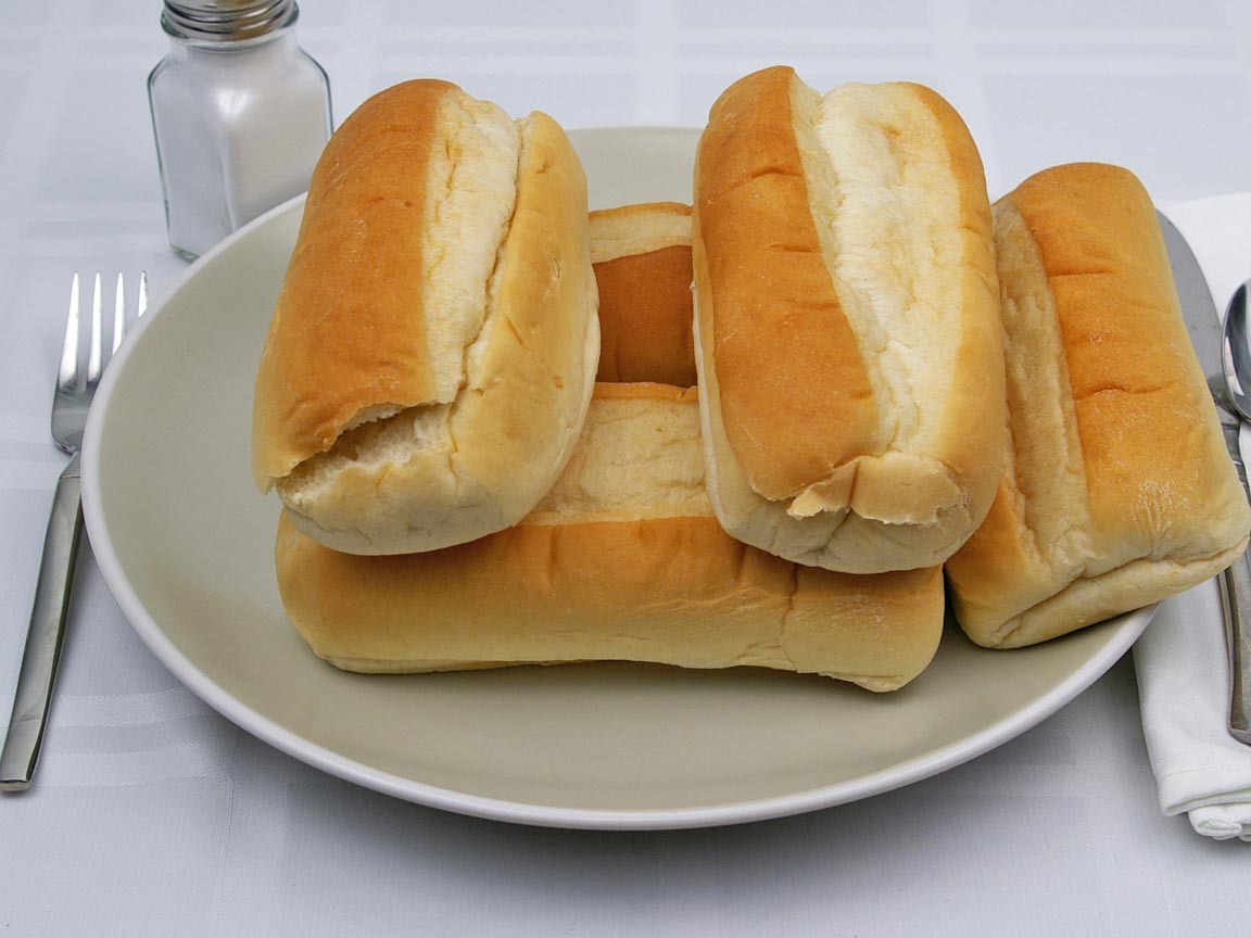 Calories in 5 roll(s) of French Roll