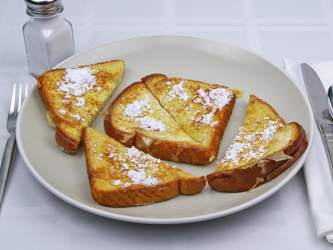 Calories in 2.5 slice(s) of French Toast