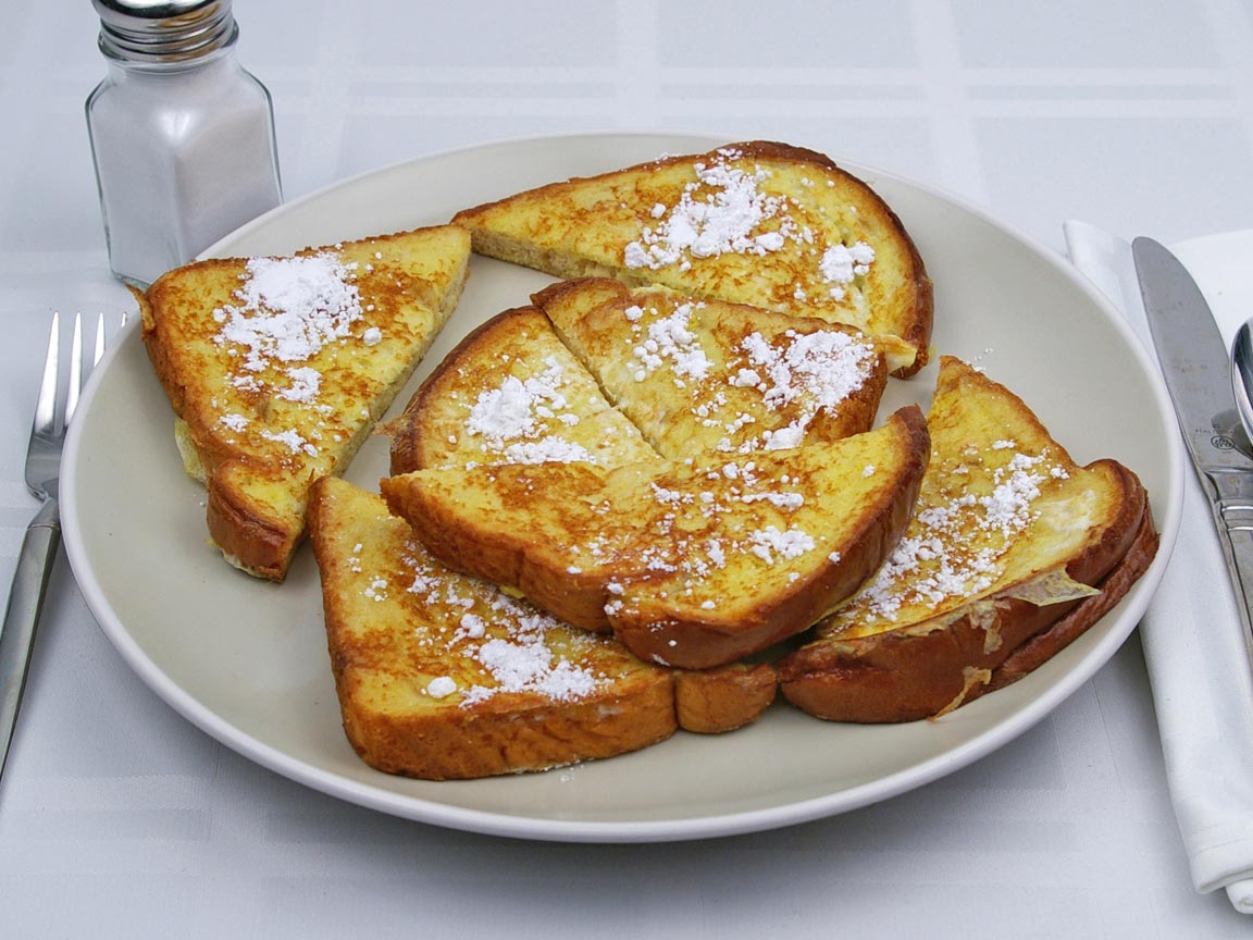 Calories in 3.5 slice(s) of French Toast