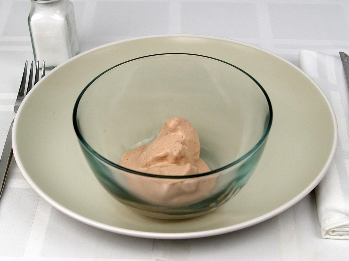 Calories in 56 grams of Frozen Yogurt/ Soft Serve - Dutch Chocolate