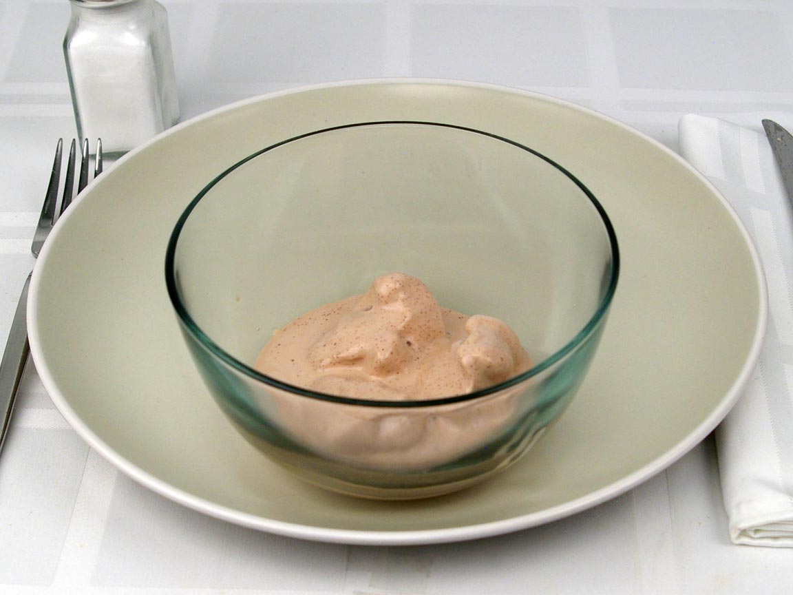 Calories in 85 grams of Frozen Yogurt/ Soft Serve - Dutch Chocolate
