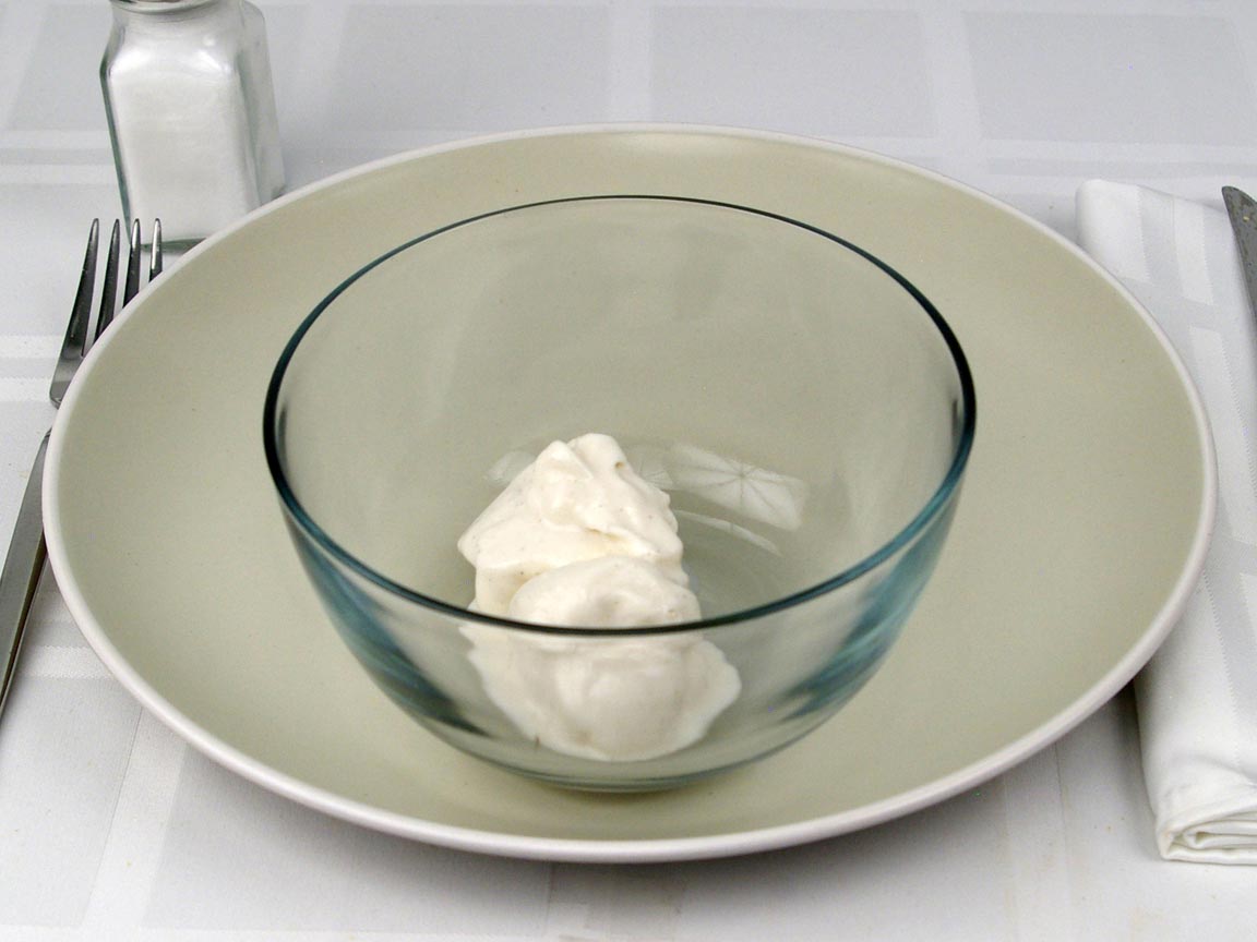 Calories in 56 grams of Frozen Yogurt/ Soft Serve - Madagascar Vanilla Bean