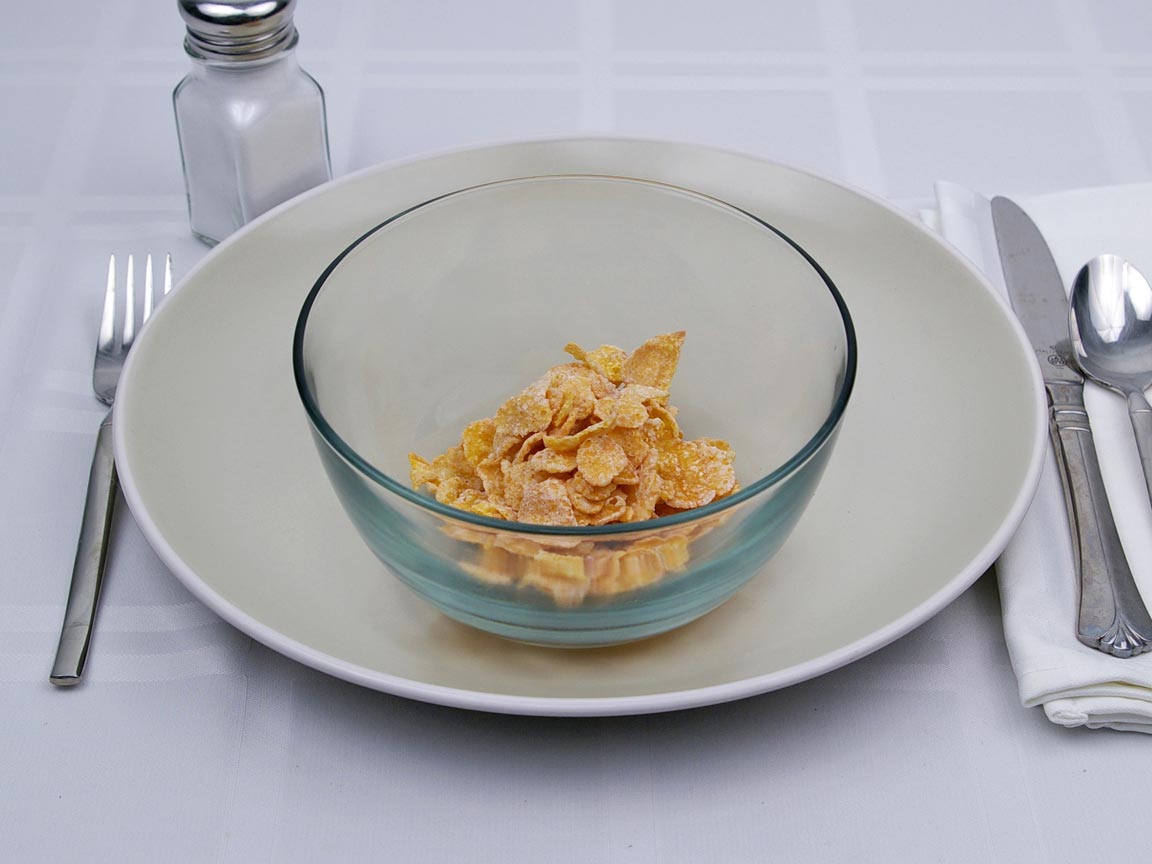 Calories in 0.5 cup(s) of Frosted Flakes Cereal