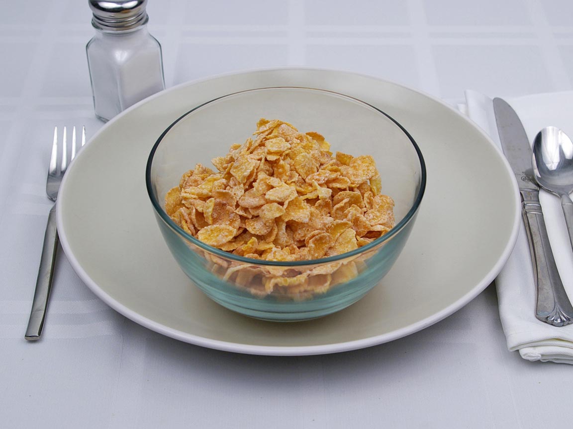 bowl of frosted flakes