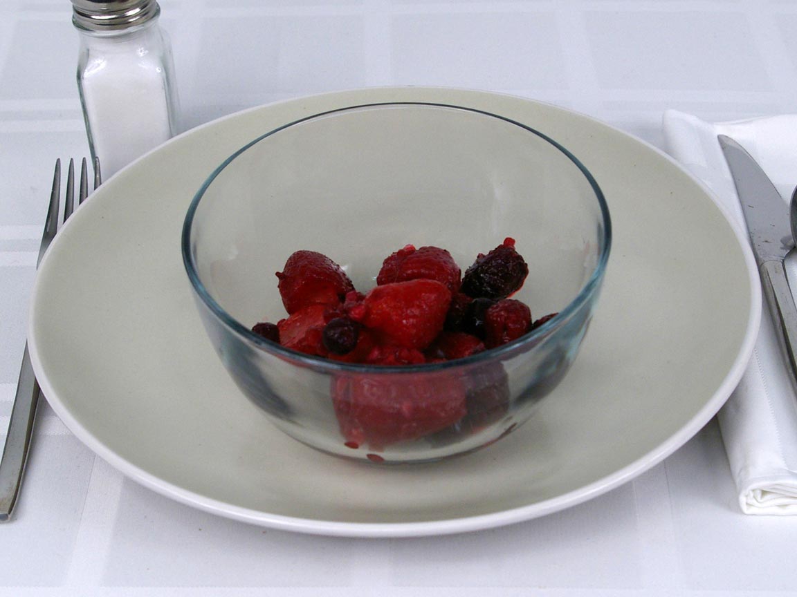 Calories in 1 cup(s) of Berries - Frozen