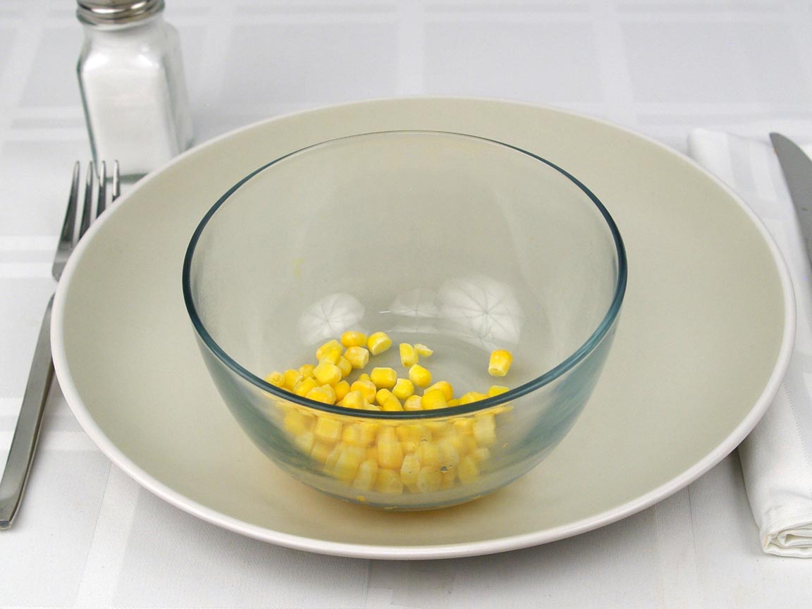 Calories in 0.25 cup(s) of Corn Frozen