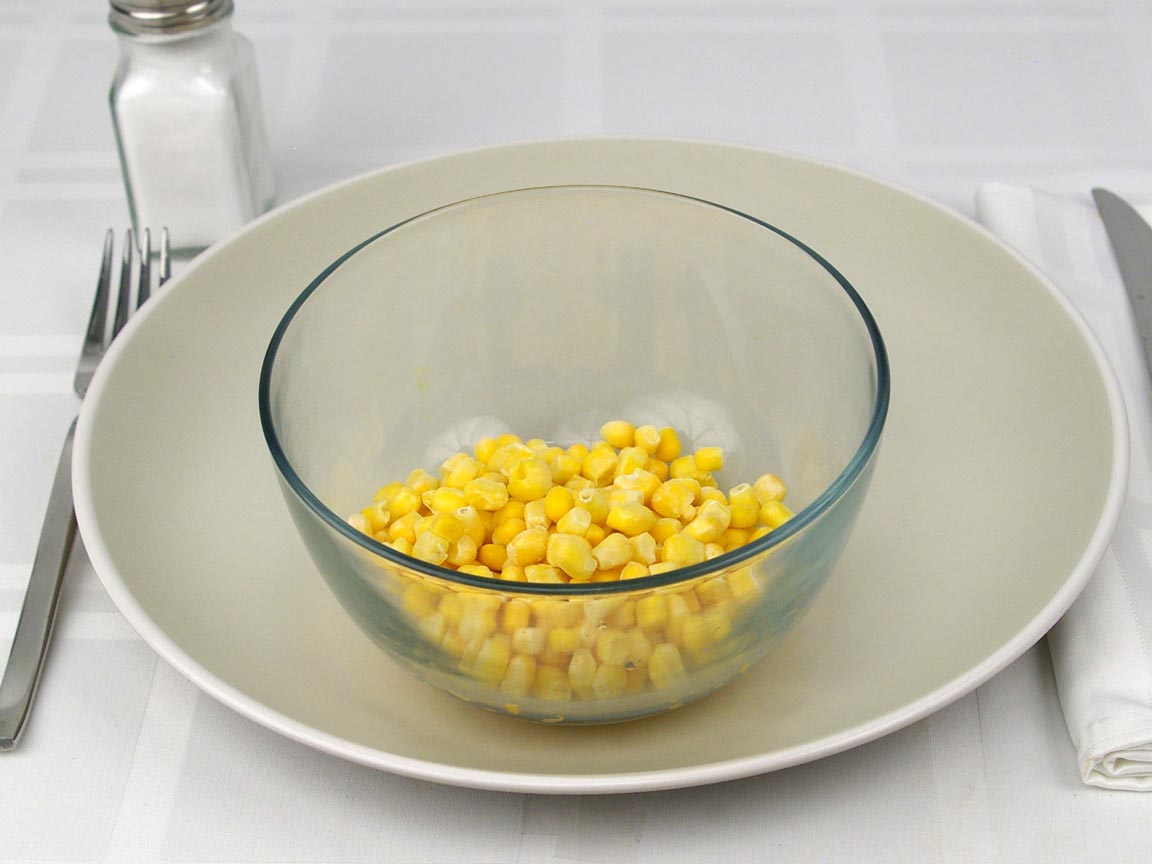 Calories in 0.75 cup(s) of Corn Frozen