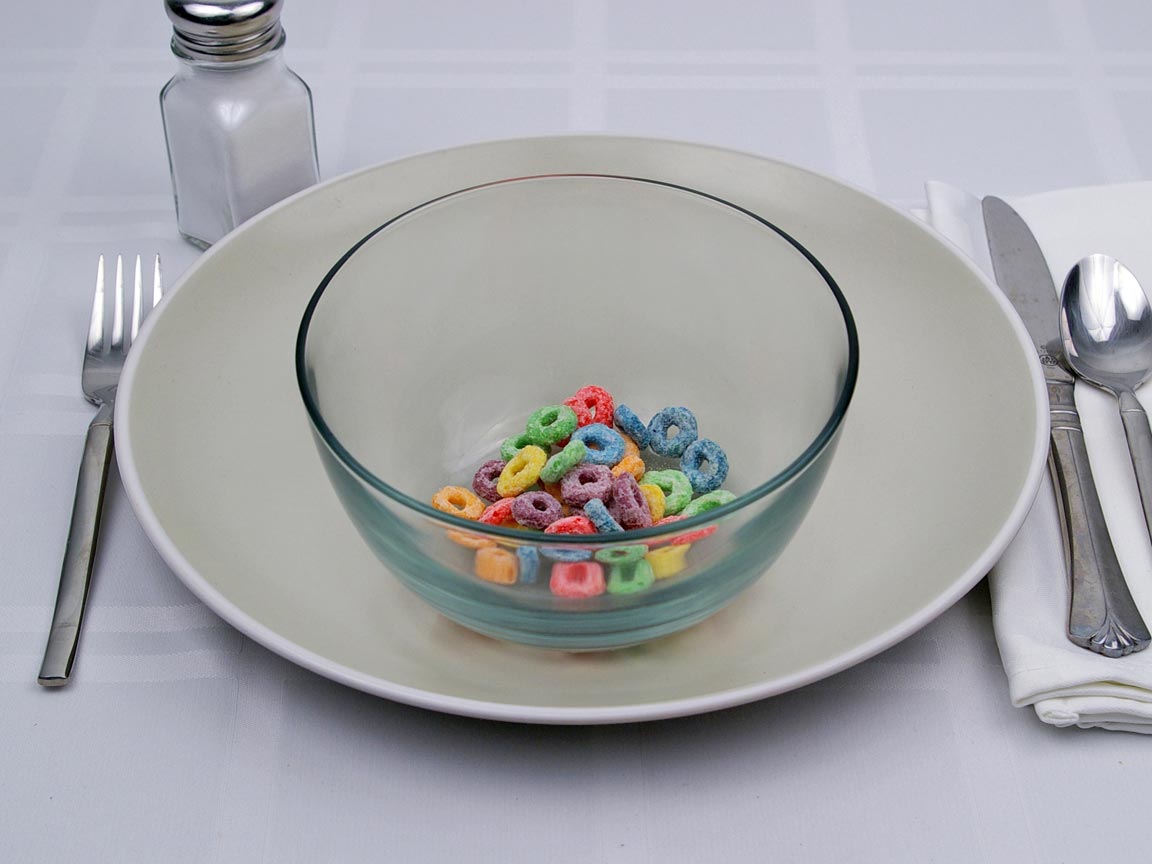 Calories in 0.25 cup(s) of Froot Loops Cereal
