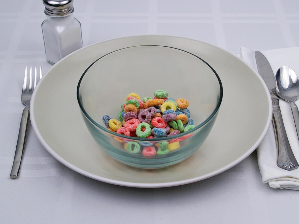 Calories in 0.5 cup(s) of Froot Loops Cereal