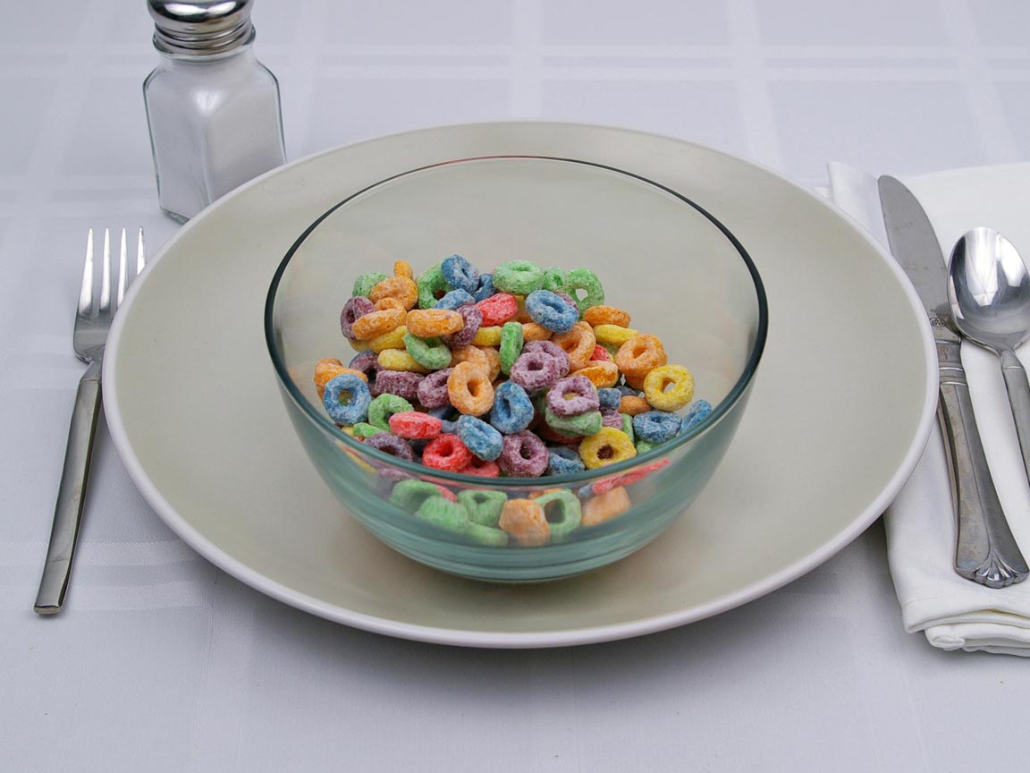Calories in 1.25 cup(s) of Froot Loops Cereal